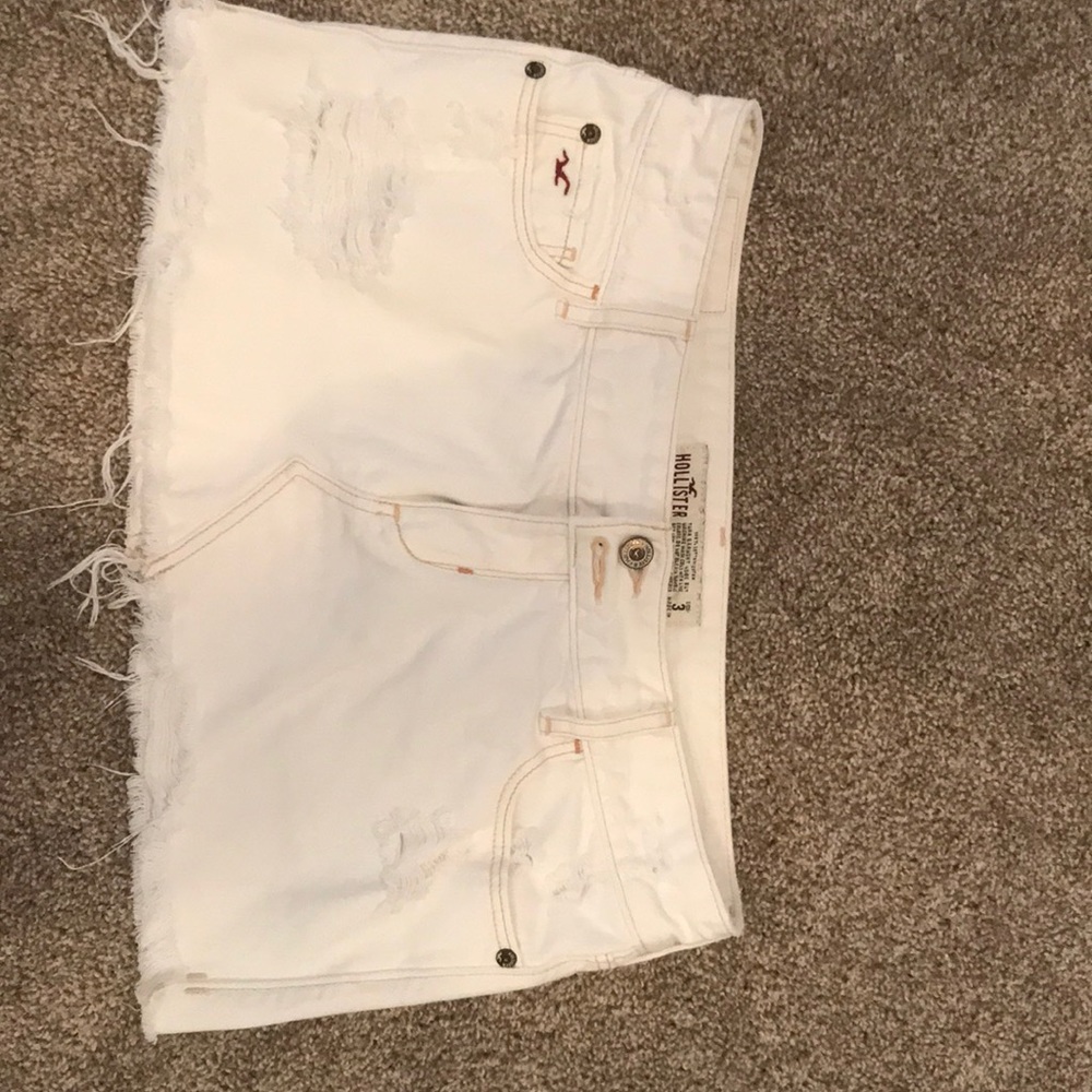 White Jean skirt